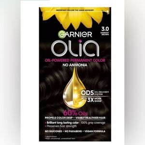 Garnier Olia Darkest Brown Ammonia-Free Permanent Hair Color